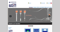 Desktop Screenshot of ensimsensors.com