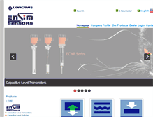 Tablet Screenshot of ensimsensors.com